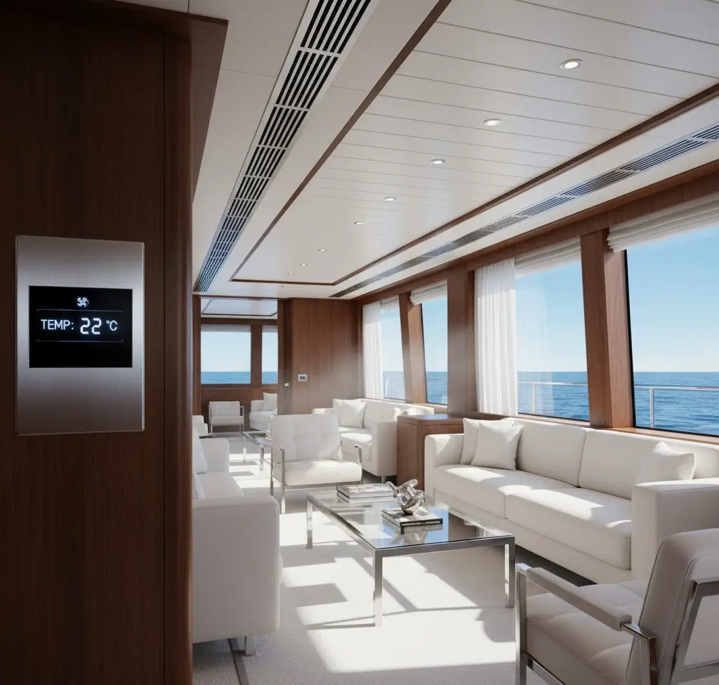 Yacht room climatized